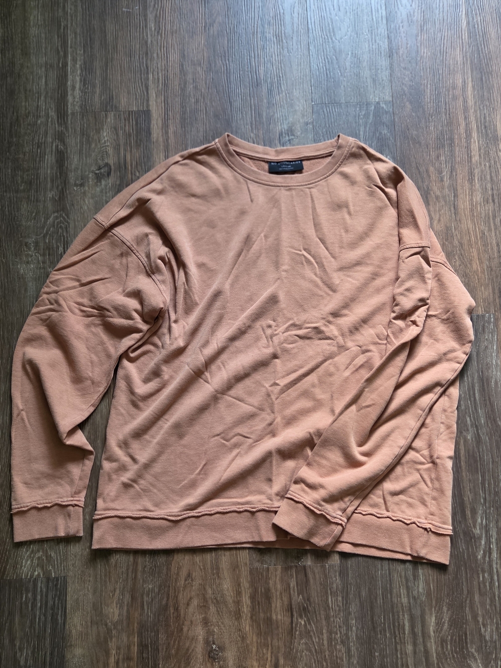 No Boundaries Rust Crewneck Sweatshirt